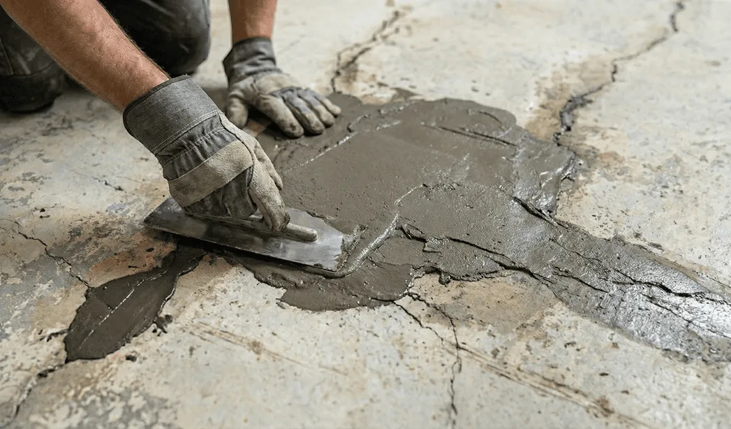 Floor Repairs - Skim Coating