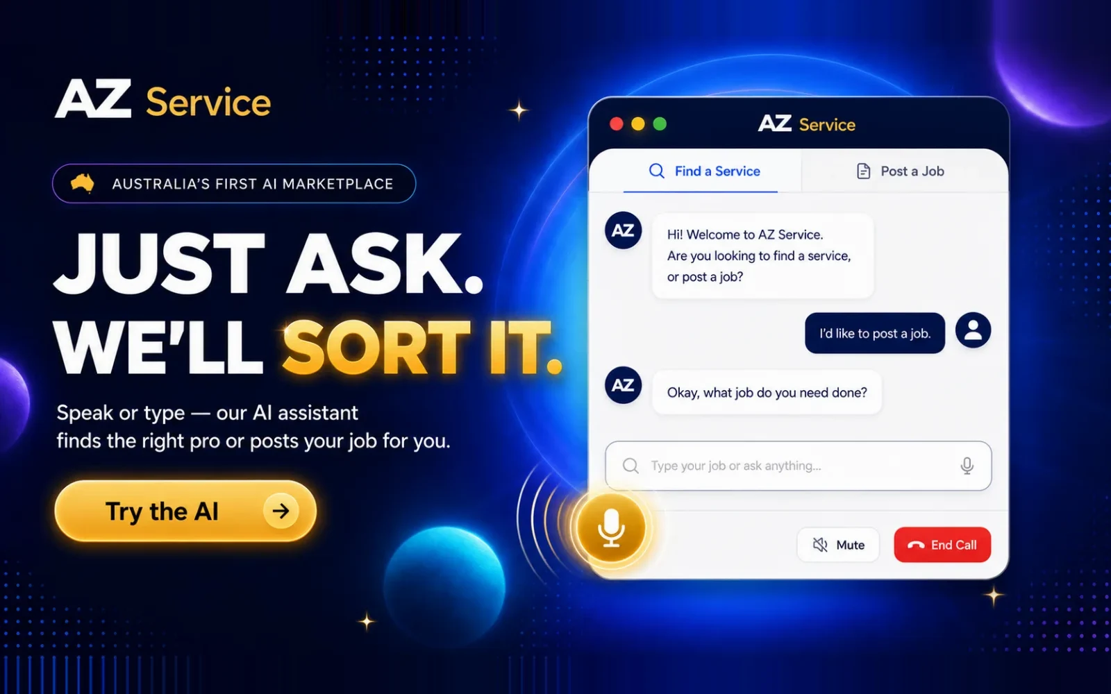 Latest AZ Service promotion
