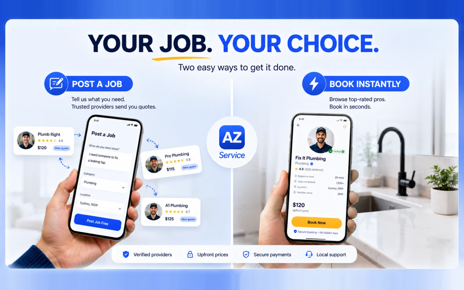 Latest AZ Service promotion
